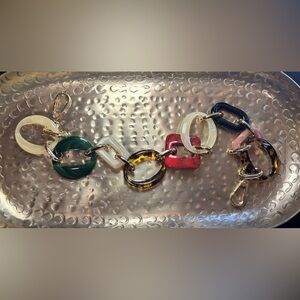 Chunky Multicolor Acrylic Bag Chain